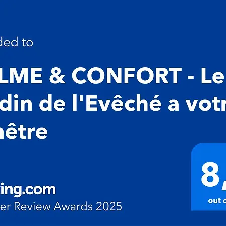 アパート Joli & Mansarde - Le Jardin De L'eveche A Votre Fenetre *