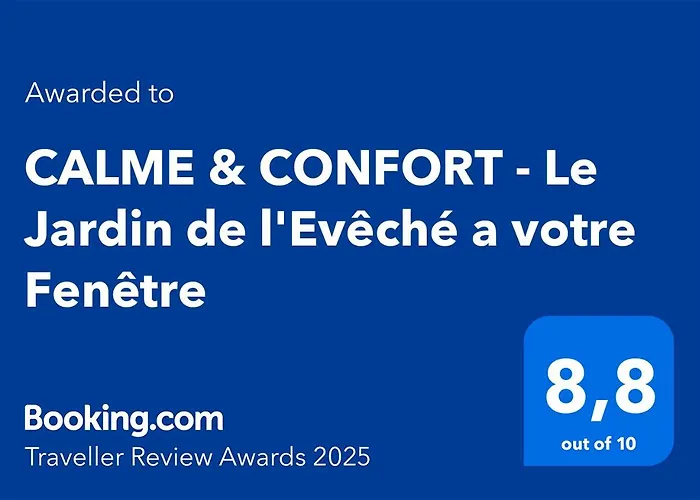 アパート Joli & Mansarde - Le Jardin De L'eveche A Votre Fenetre *